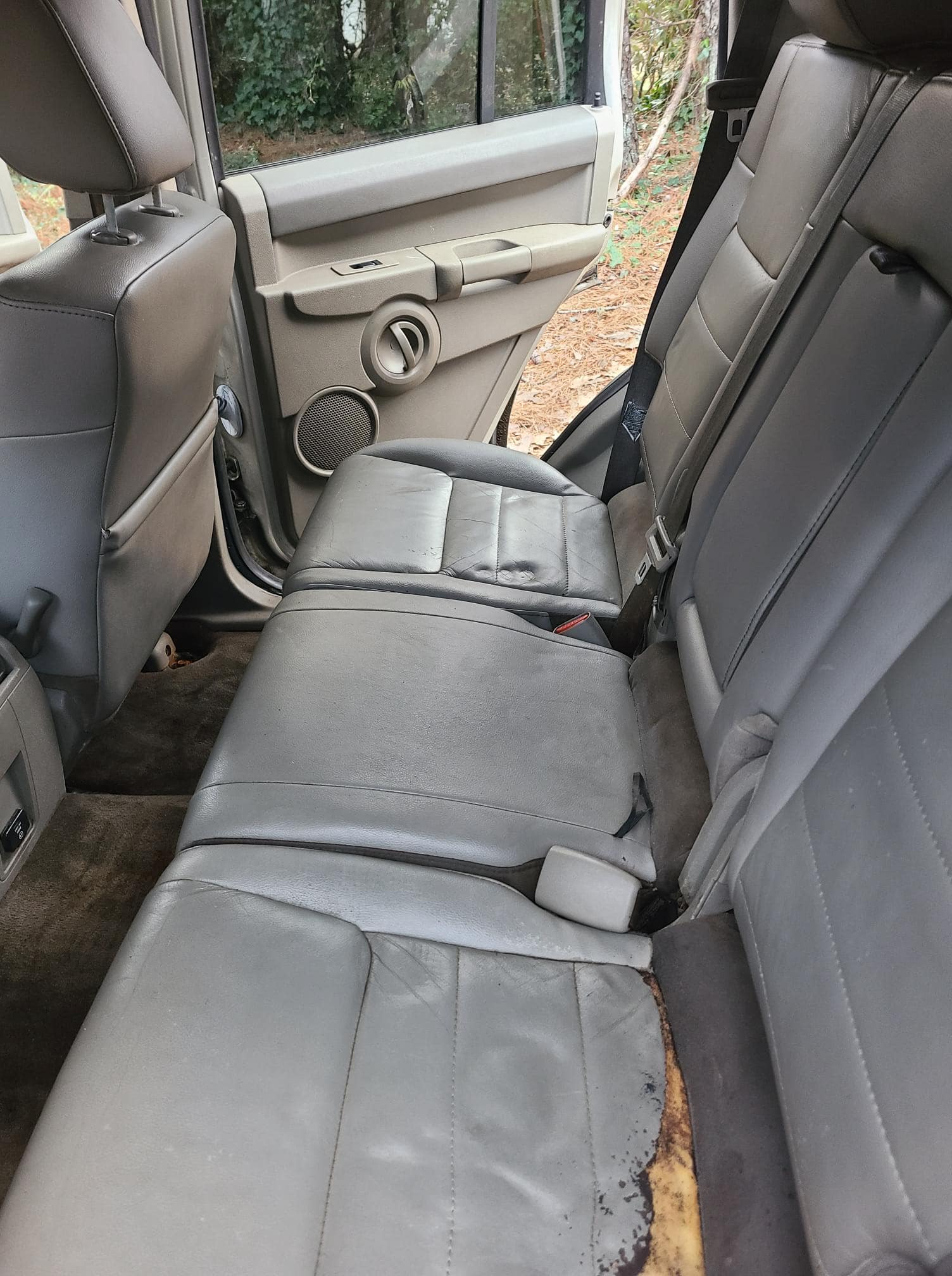 photo of Moldy Backseat after Remediation