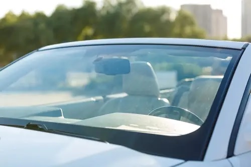 Photo of windshield