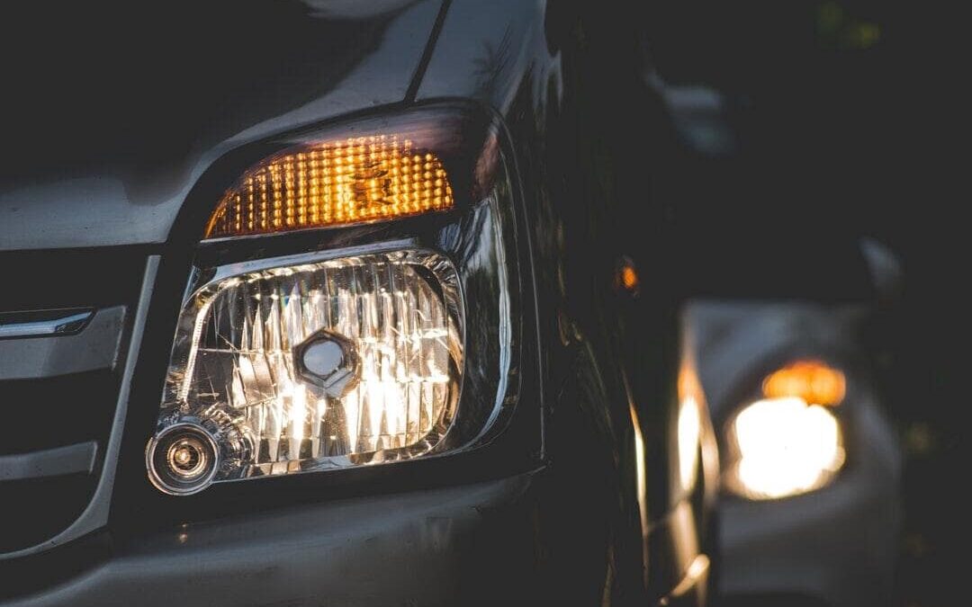 photo of headlight