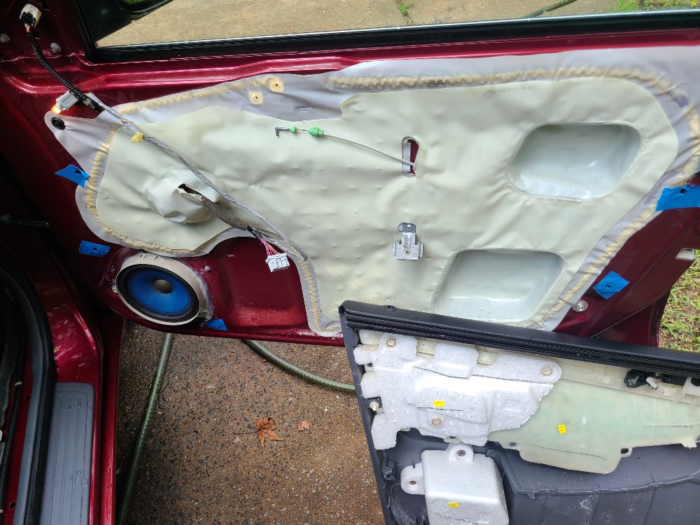 photo of door vapor barrier