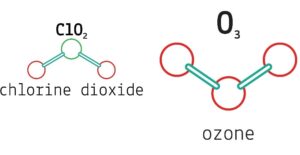 molecule of clo2 and o3