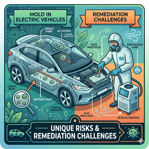 Electric Vehicle Mold Risks and Remediation